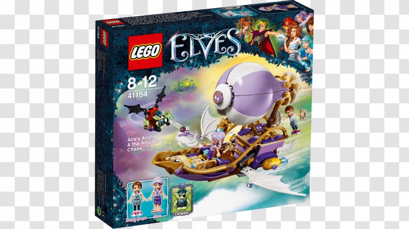 Lego Elves LEGO 41184 Aira's Airship & The Amulet Chase Toy Minifigure - Minifigures Transparent PNG