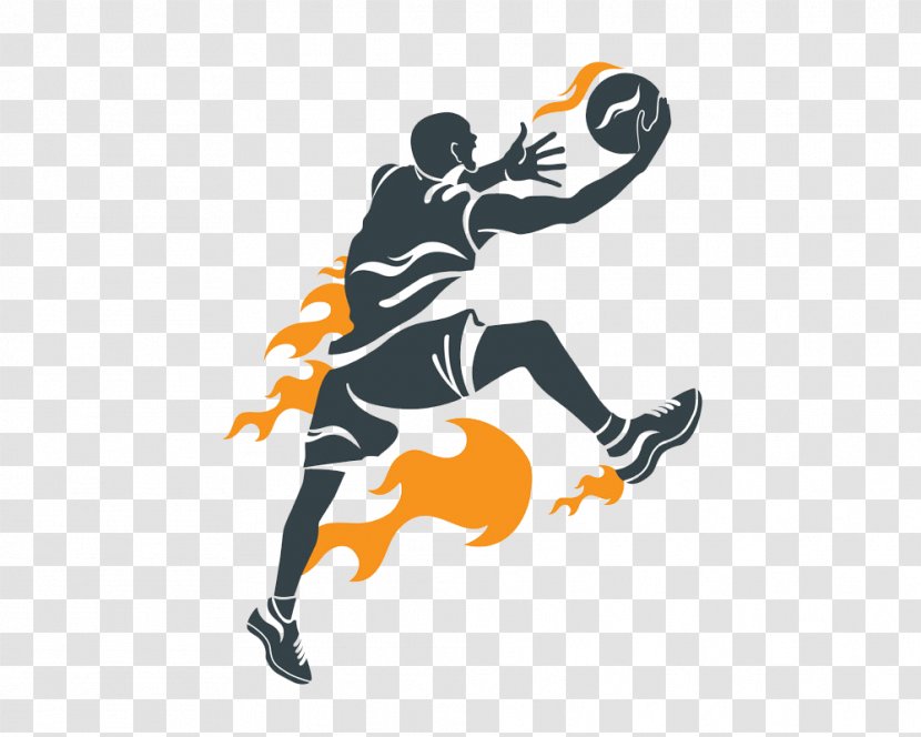 Logo Sport Clip Art - Basketball Player Character HighDefinition Deduction Material Transparent PNG