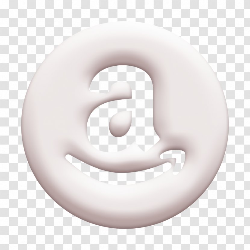 Amazon Icon Logo - Blackandwhite Transparent PNG