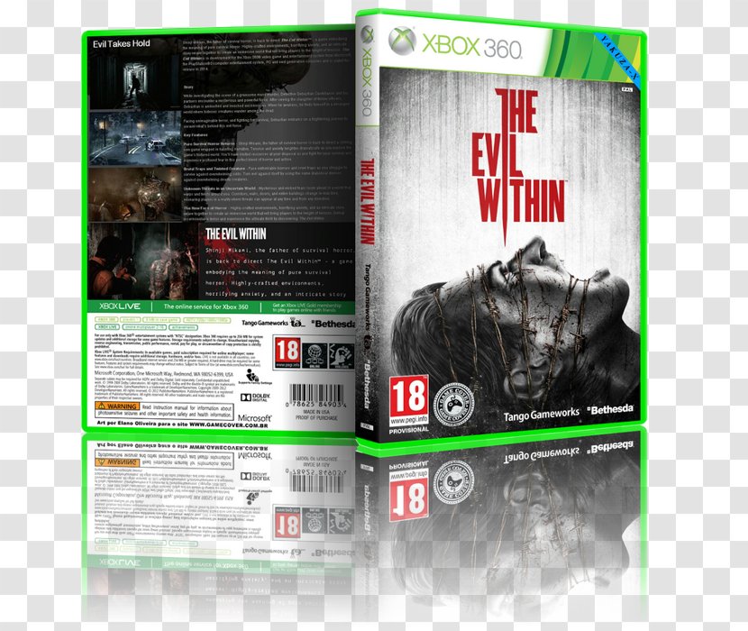 Xbox 360 The Evil Within 2 BioShock Infinite PlayStation 4 Transparent PNG