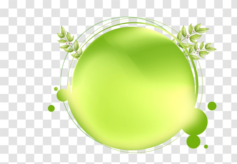 Green Circle Wallpaper - Computer - Creative Background Transparent PNG