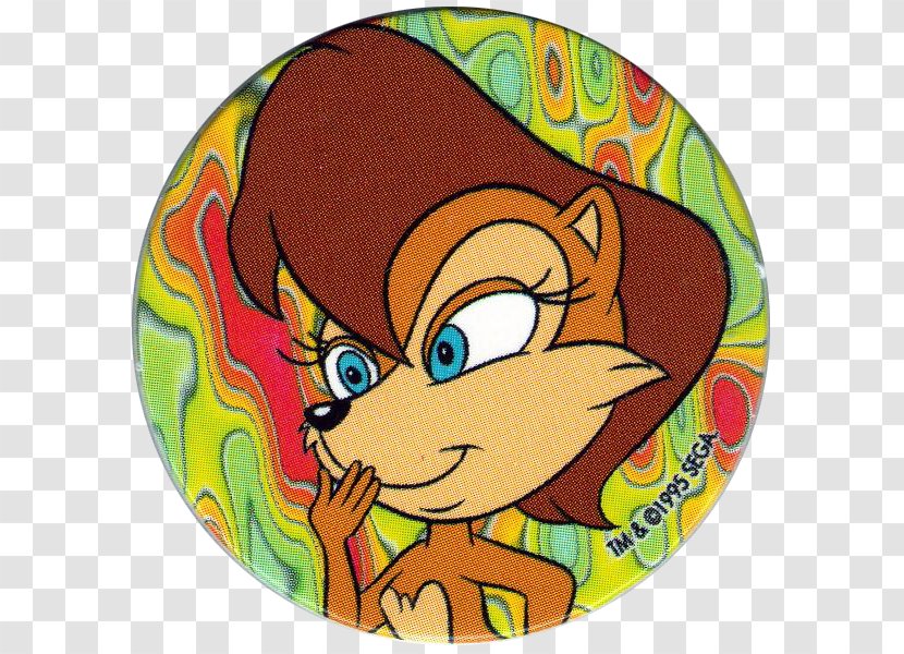 Sonic Mania Princess Sally Acorn Tails Character - Hedgehog Stamp Transparent PNG