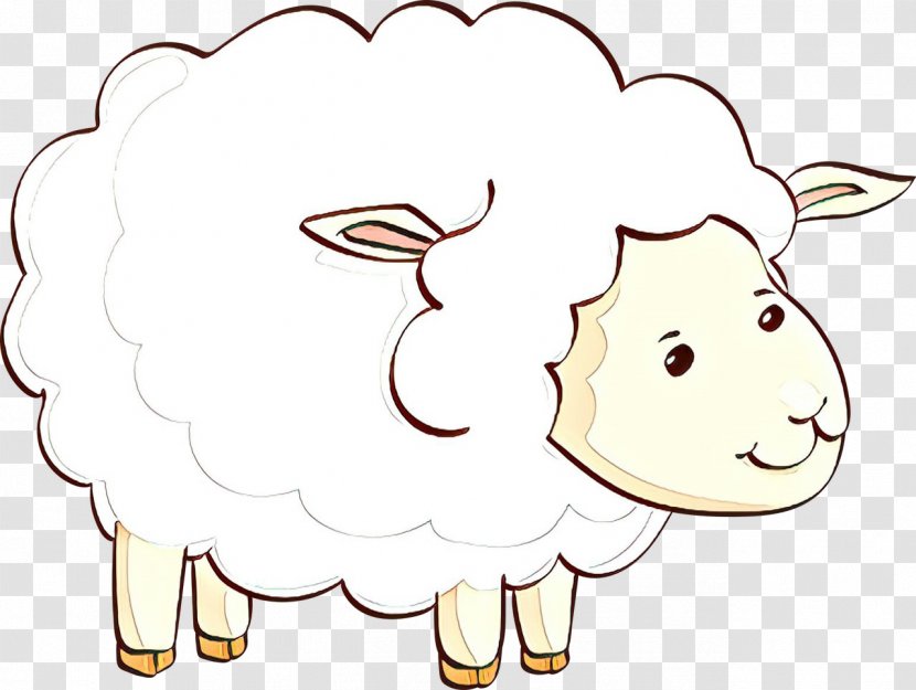 Sheep Vector Graphics Clip Art Drawing Illustration - Beef Cattle - Snout Transparent PNG