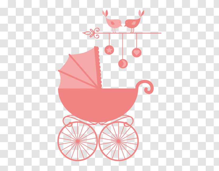 Wedding Invitation Baby Shower Infant - Heart - Stroller Transparent PNG