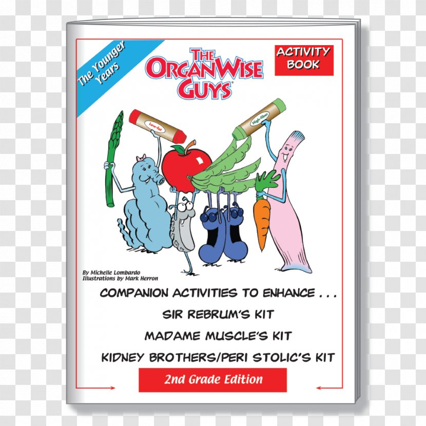 The OrganWise Guys Hardy Heart Second Grade Recreation - Cartoon - Book Store Transparent PNG