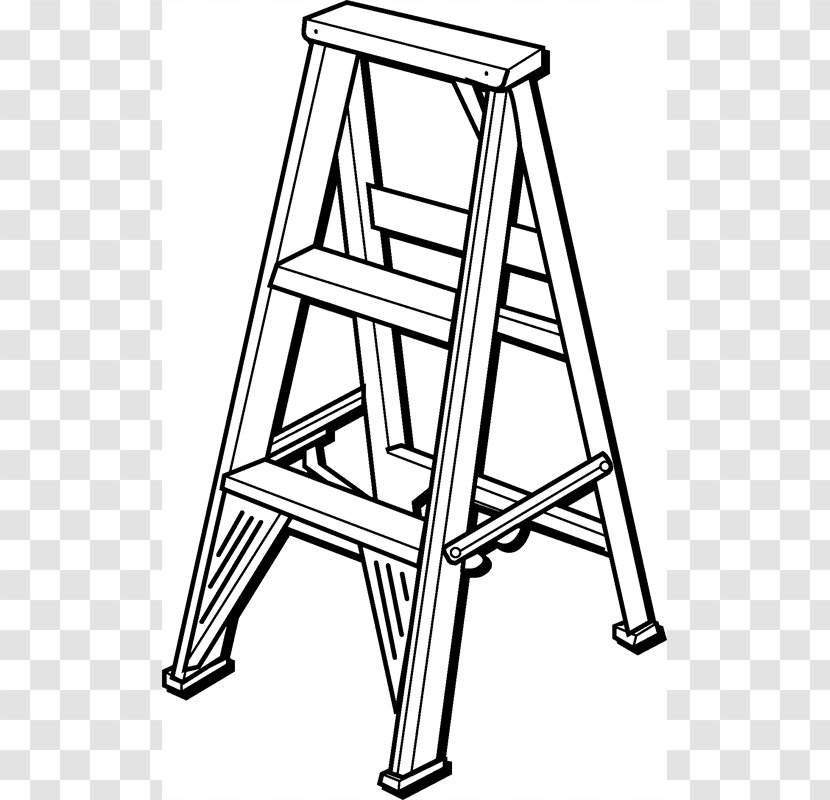 Temple Bar Gallery And Studios Easel January Printing 0 - Monochrome - Wooden Ladder Transparent PNG