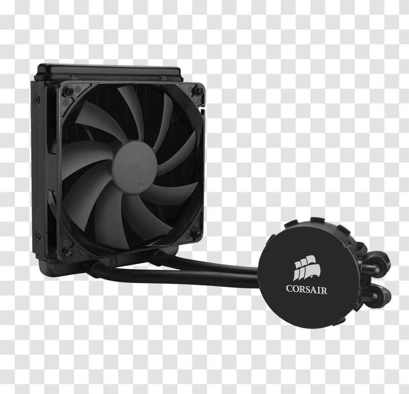 Computer System Cooling Parts Water Corsair Components Intel Hydro Series Liquid CPU Cooler - Personal Transparent PNG