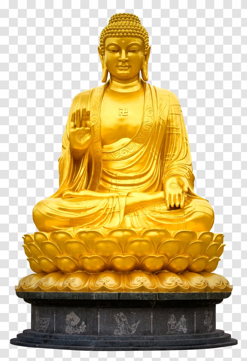 Golden Buddha Gautama Buddhahood Buddhism Guanyin - The Statue Of Shakya Muni Transparent PNG