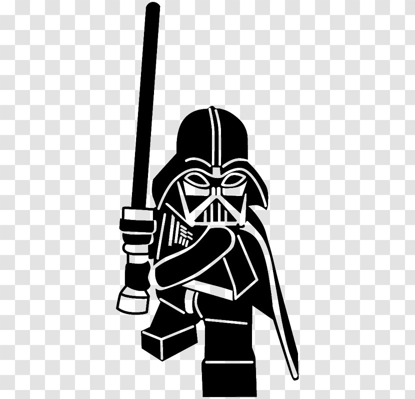 Anakin Skywalker Stormtrooper Lego Star Wars Wall Decal - Silhouette - Cameo Projects Transparent PNG