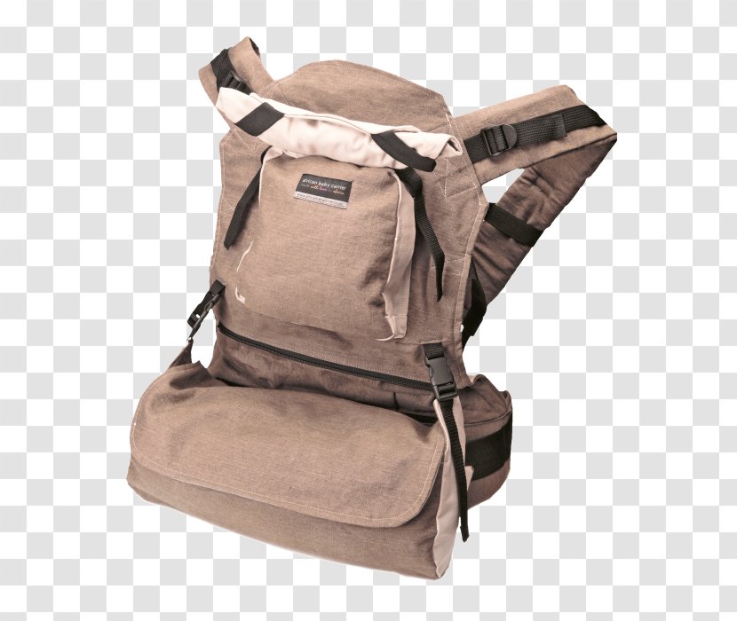 Khaki Backpack - Bag - Baby Carrier Transparent PNG