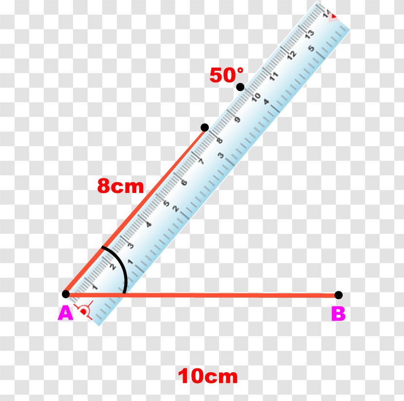 Triangle Line Segment Geometry Centimeter - Angle Transparent PNG