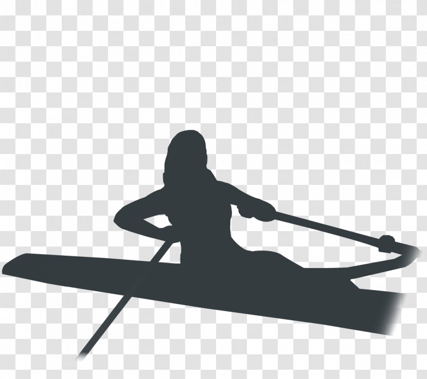 Rowing Yoga Olympic Sports Silhouette - Sitting Transparent PNG