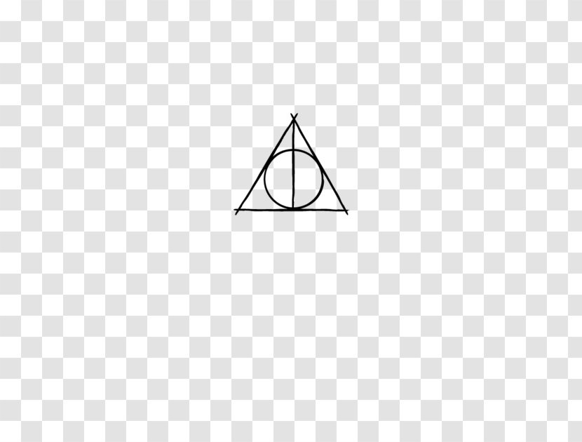 Triangle Point - Deathly Hallows Transparent PNG