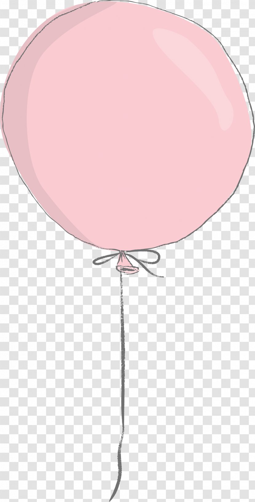 Balloon - Magenta - Floating Transparent PNG