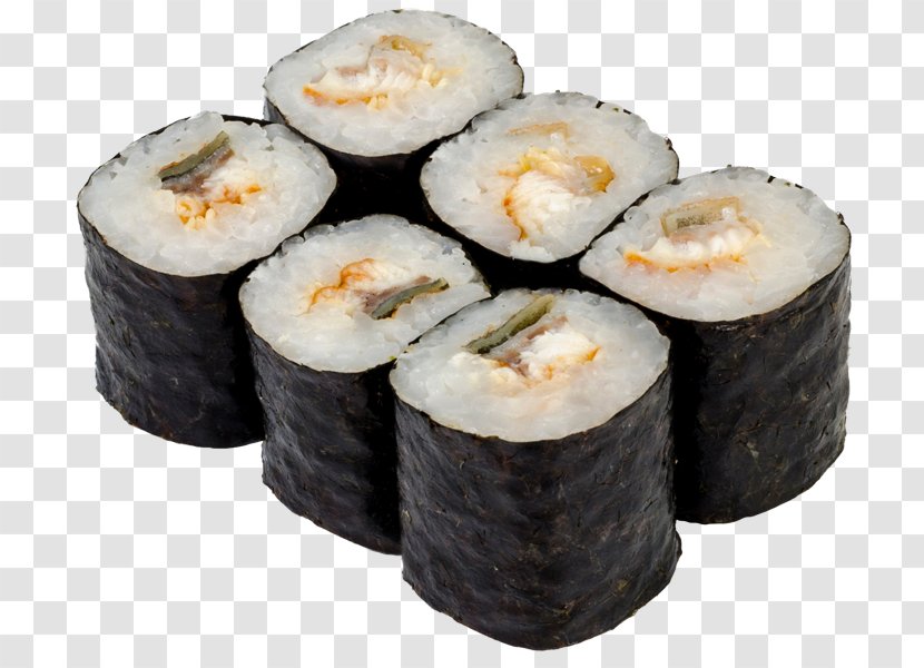 California Roll Makizushi Gimbap Unagi Sushi - Smoked Salmon Transparent PNG