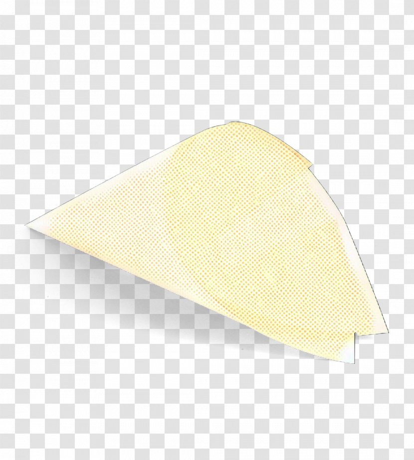 Yellow Cake Decorating Supply Dairy Triangle Beige - Paper Transparent PNG