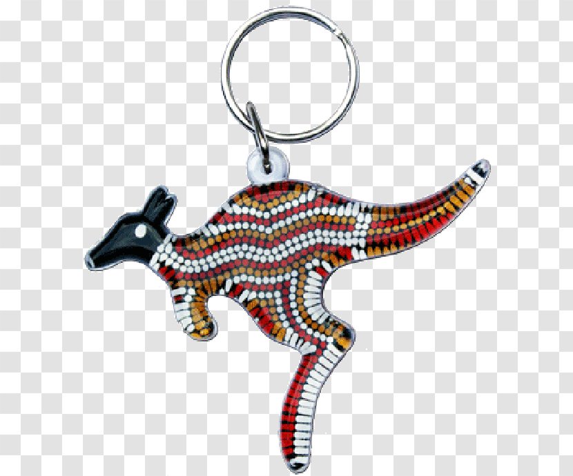 Key Chains Keyring Hogarth Arts Indigenous Australian Art Kangaroo - Tree - House Keychain Transparent PNG