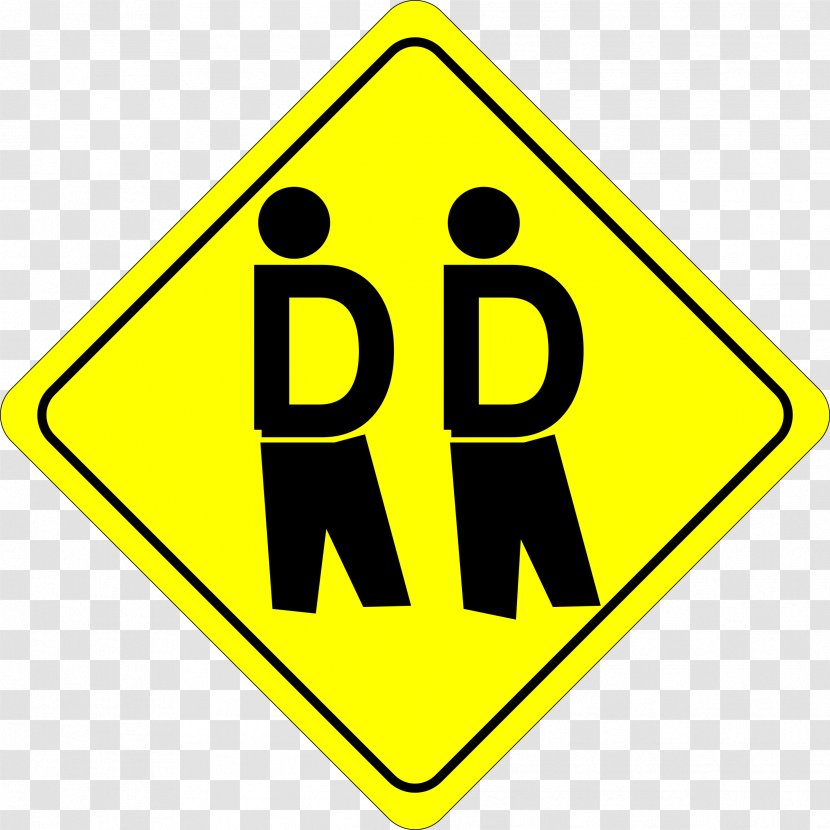 Clip Art - Traffic Sign - Caution Transparent PNG