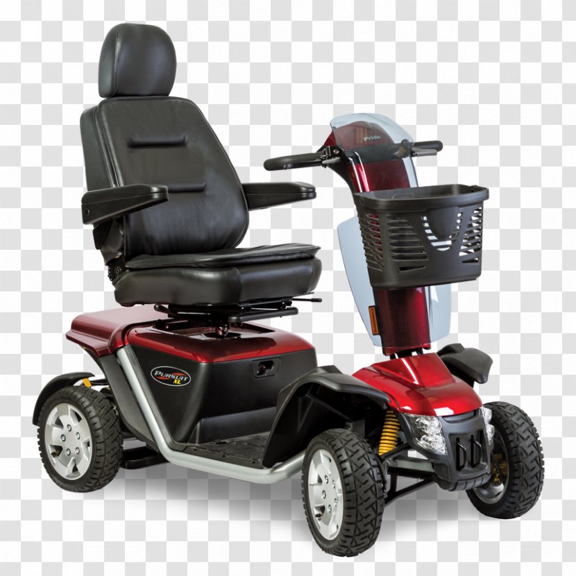 Mobility Scooters Electric Vehicle Pride Pursuit XL 4-Wheel Scooter - Disability - Gas Power Transparent PNG