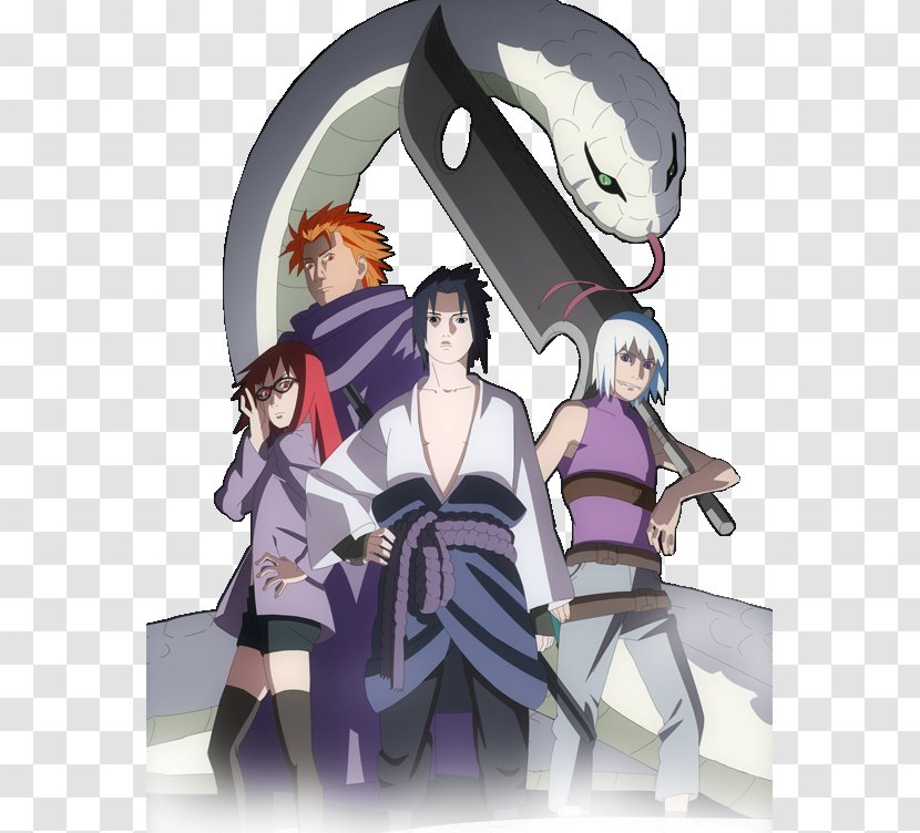 Sasuke Uchiha Gaara Sakura Haruno Itachi Team Taka - Frame - Naruto Transparent PNG