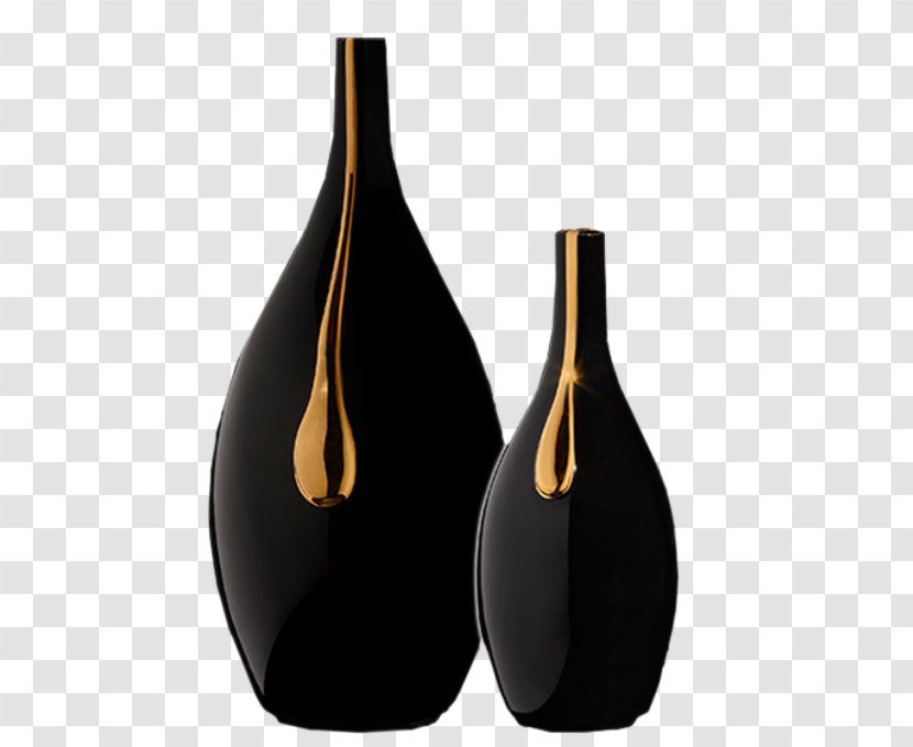 Jellybean Vase, Black Bloomingville Brown Glass Centerblog - Bottle - Vase Transparent PNG