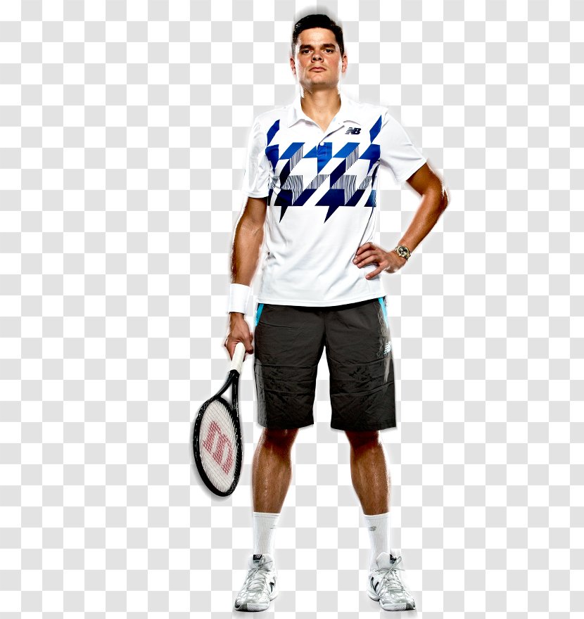 Milos Raonic Jersey T-shirt Shoe Sport - White Transparent PNG