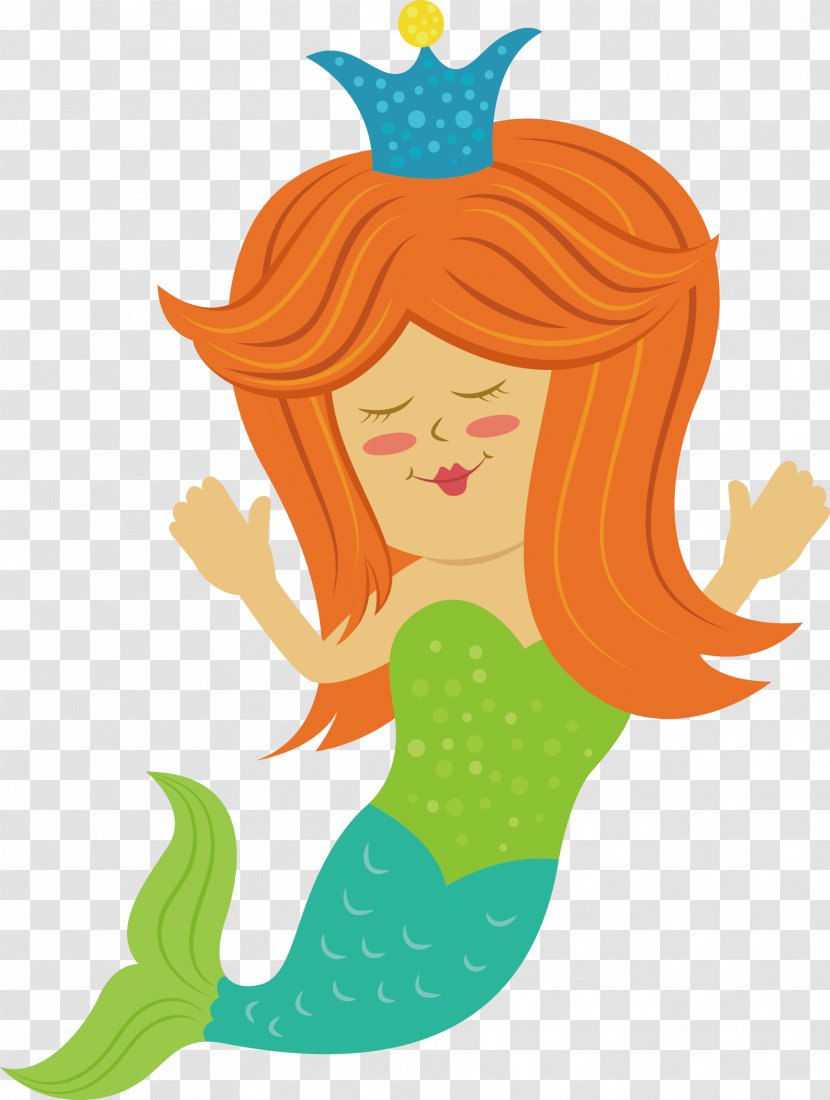 Euclidean Vector Cockle Mermaid Molluscs Icon - Rusalka - Cartoon Lady Transparent PNG