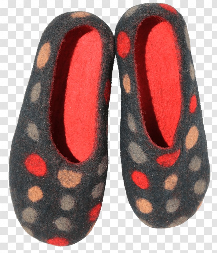 Slipper Felt Zebu Wool Shoe - Footwear Transparent PNG
