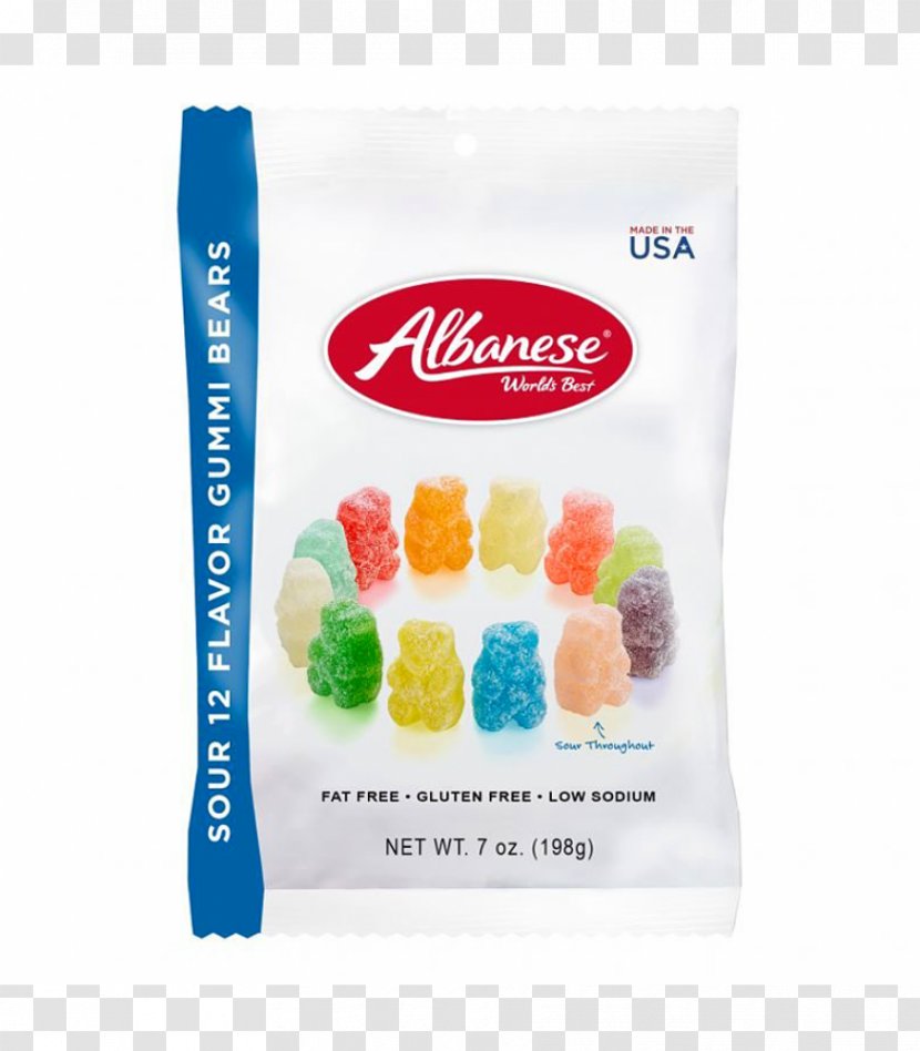 Gummi Candy Gummy Bear Sour Taffy Albanese - Sugar Transparent PNG