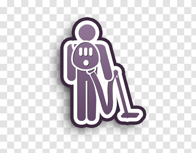 Sweet Home Icon Clean Icon Man Cleaning Icon Transparent PNG