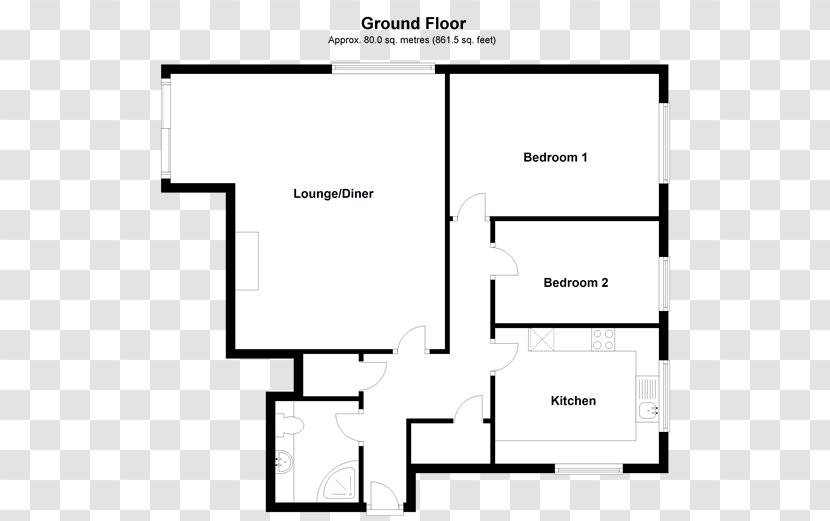 Floor Plan Brand White - Number - Design Transparent PNG