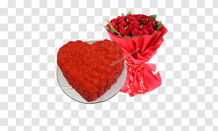 Flower Bouquet Valentine's Day Rose Cut Flowers - Heart - Cake Delivery Transparent PNG