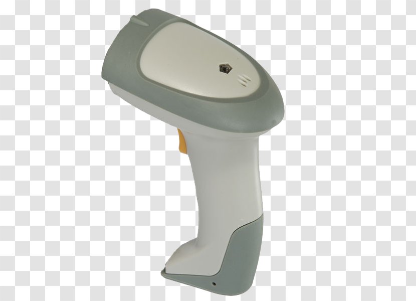 Lecco Image Scanner Barcode Reader RS-232 - Plumbing Fixture - White Gray Wireless Handle Gun Transparent PNG
