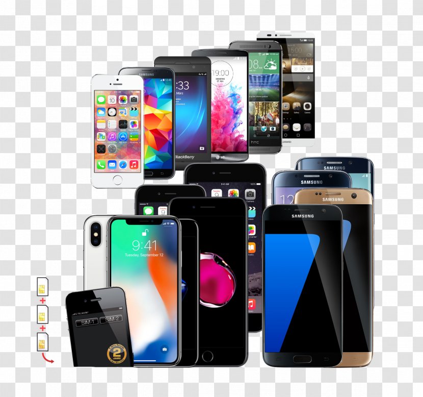 Feature Phone Smartphone IPhone XS 5s XR - Telephone - Double Iphone 7 Dongle Transparent PNG