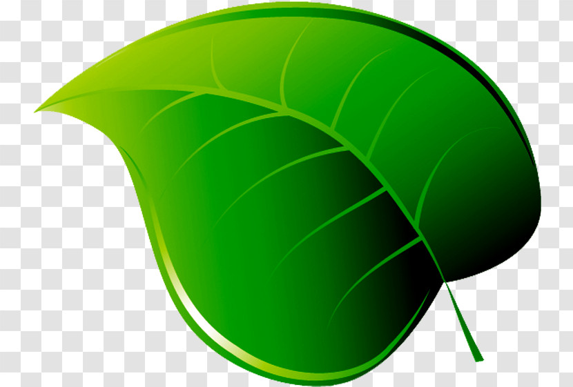 Green Leaf Line Logo Technology Transparent PNG