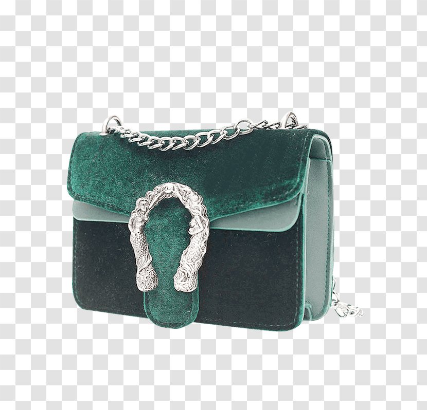 Fashion Velvet Handbag Clothing - Tree - Crossbody Chain Transparent PNG
