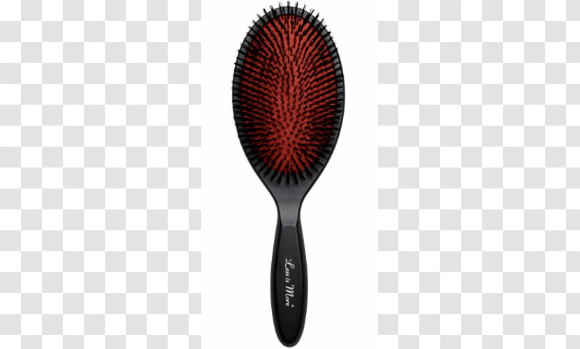 Hairbrush Wild Boar Bristle European Beech - Nylon - Less Is More Transparent PNG