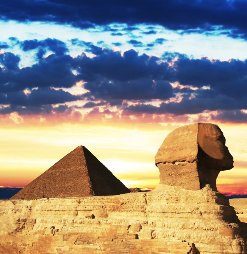 Great Sphinx Of Giza Pyramid Egyptian Pyramids Ancient Egypt - Badlands Transparent PNG