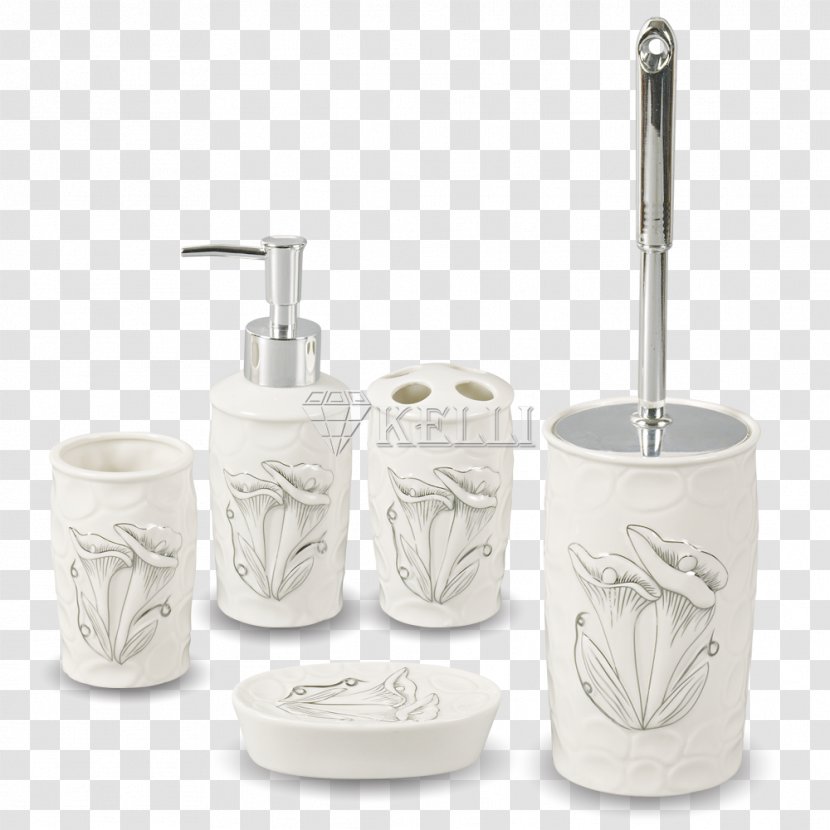 Ceramic Bathroom Tableware Bathtub Стакан - Brush - Toilet Transparent PNG