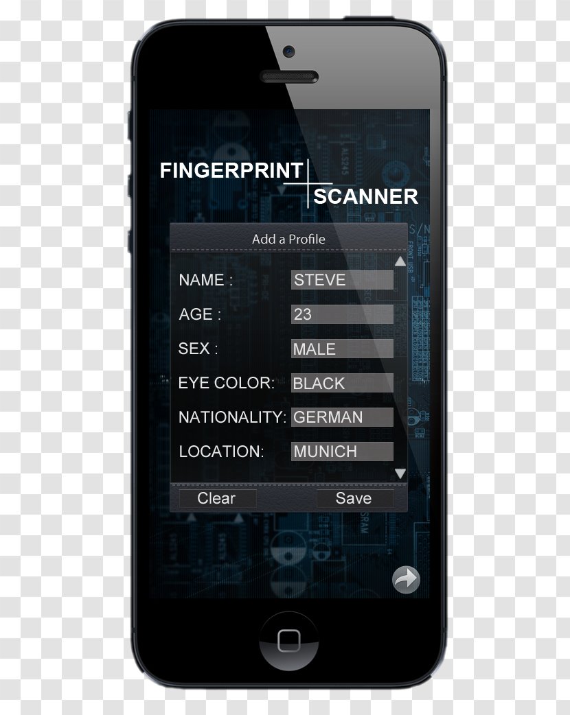 Feature Phone Smartphone Handheld Devices Multimedia Cellular Network - Finger Scan Transparent PNG