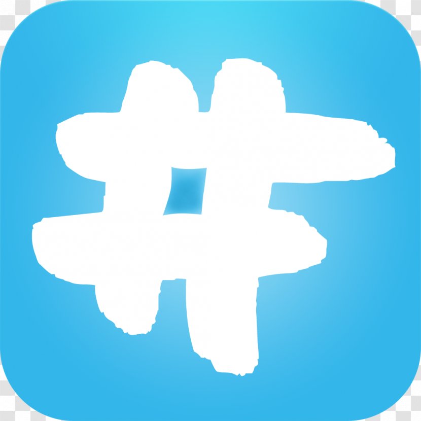 Hashtag App Store ITunes - Iphone - Twitter Transparent PNG