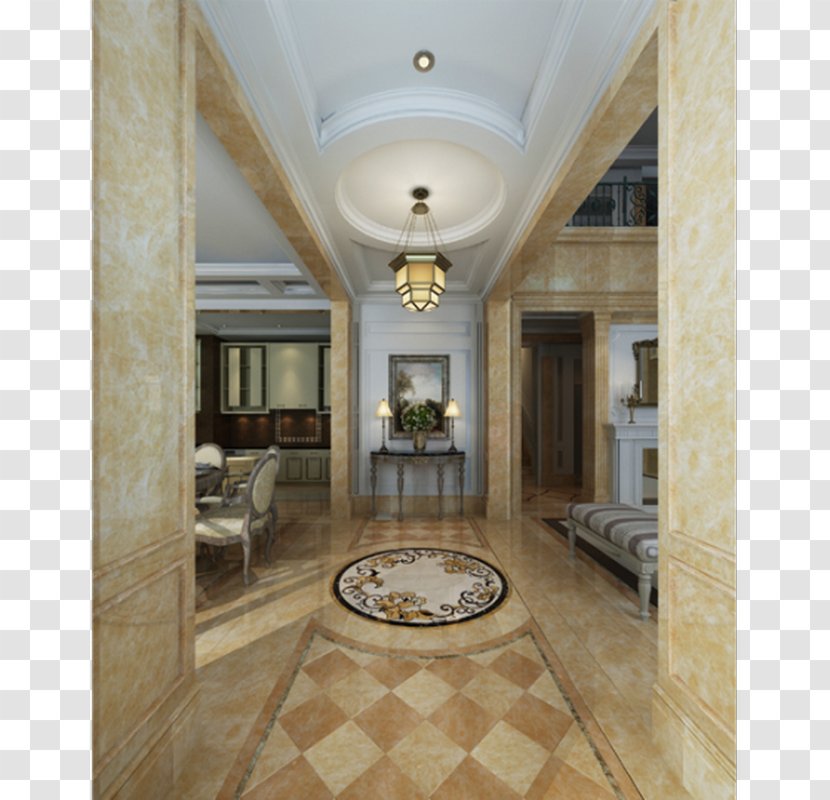 Wood Flooring Laminate Tile - Living Room - Beige Transparent PNG