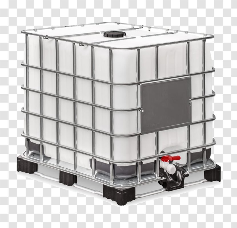 Intermediate Bulk Container Plastic Industry Intermodal Cargo - Water Tank Transparent PNG