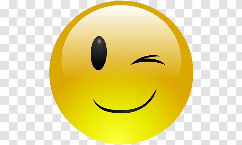 Wink Smiley Emoji Emoticon Clip Art - Smirk Transparent PNG