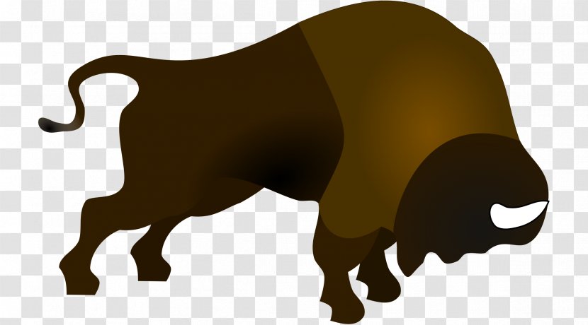 American Bison Steppe Clip Art - Fauna Transparent PNG