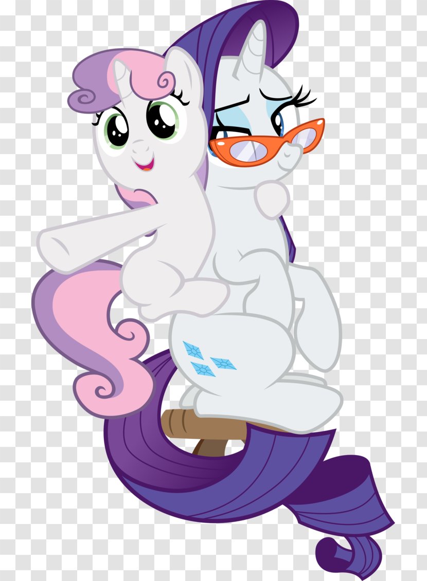 Rarity Sweetie Belle Pinkie Pie Purple - Flower - Spike Vector Transparent PNG