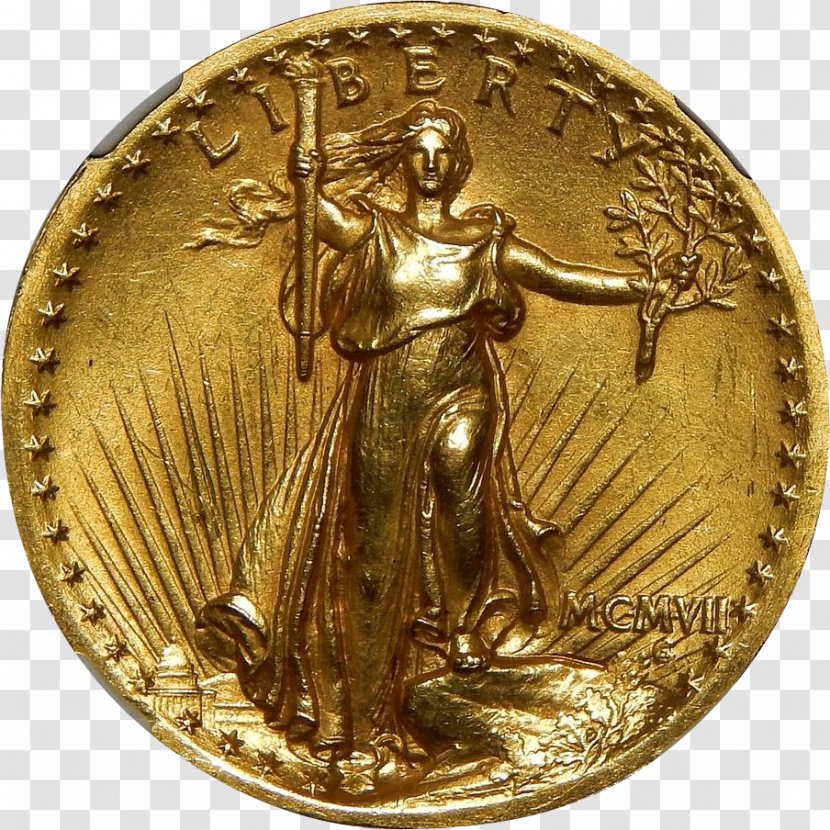 Professional Coin Grading Service Numismatic Guaranty Corporation Gold Saint-Gaudens Double Eagle - Relief Transparent PNG