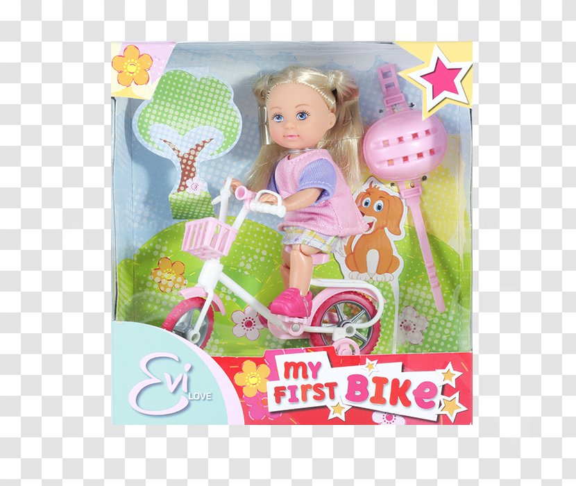 Bicycle Doll Playset Pink M Toddler - Love Transparent PNG