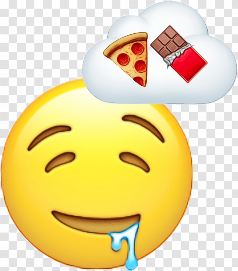 Happy Pizza Smiley Smile Transparent Png