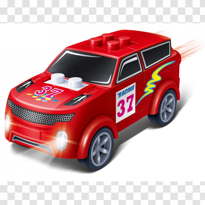 Fast Racing Car Toy Block Identity - Yi Bao Pull Transparent PNG